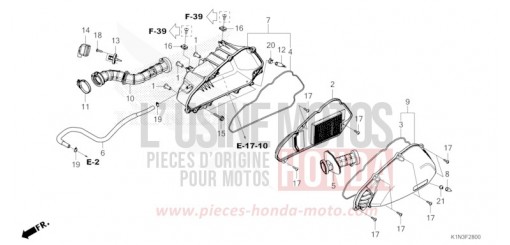 FILTRE A AIR FSH125M de 2021